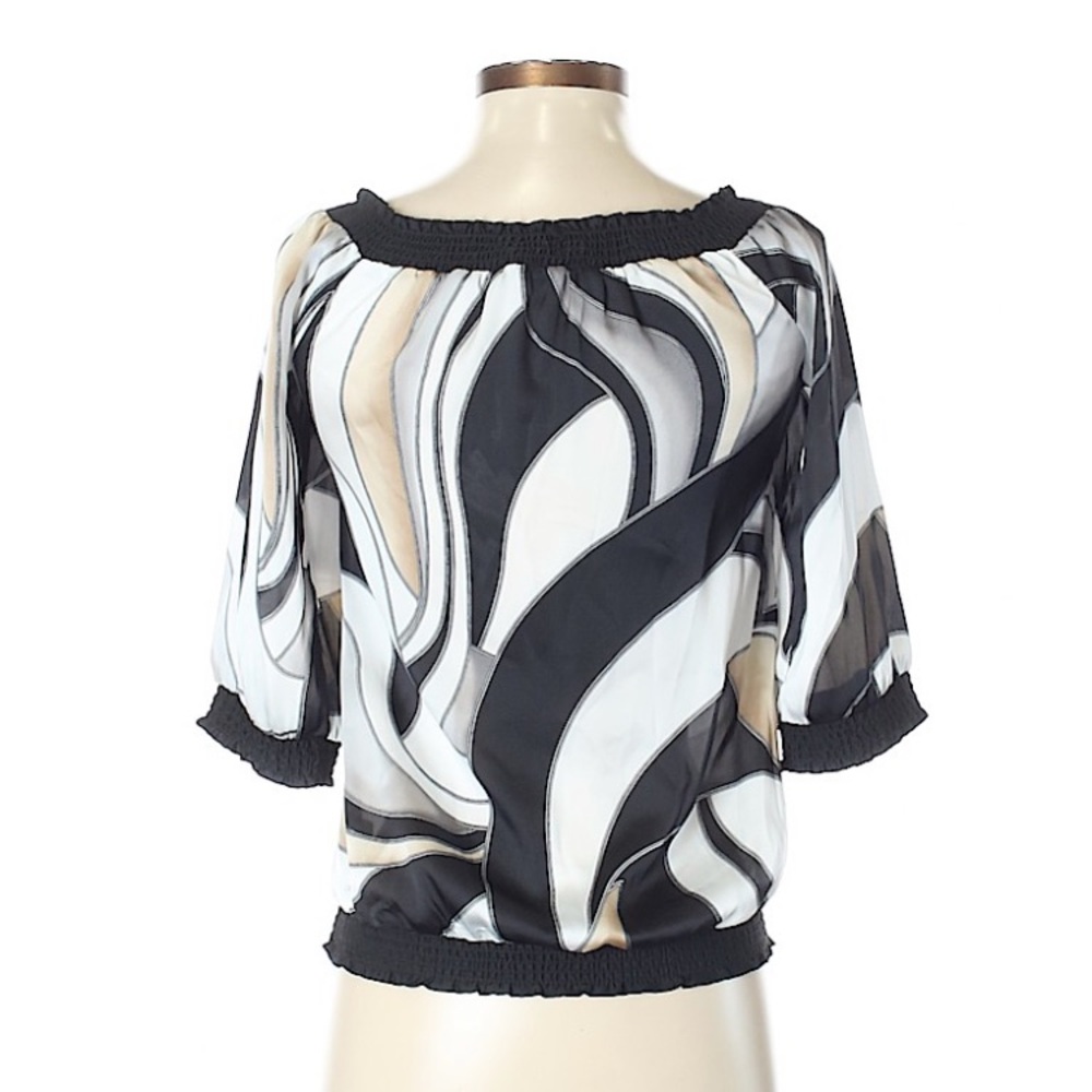 White House Black Market 3/4 Sleeve Blouse
